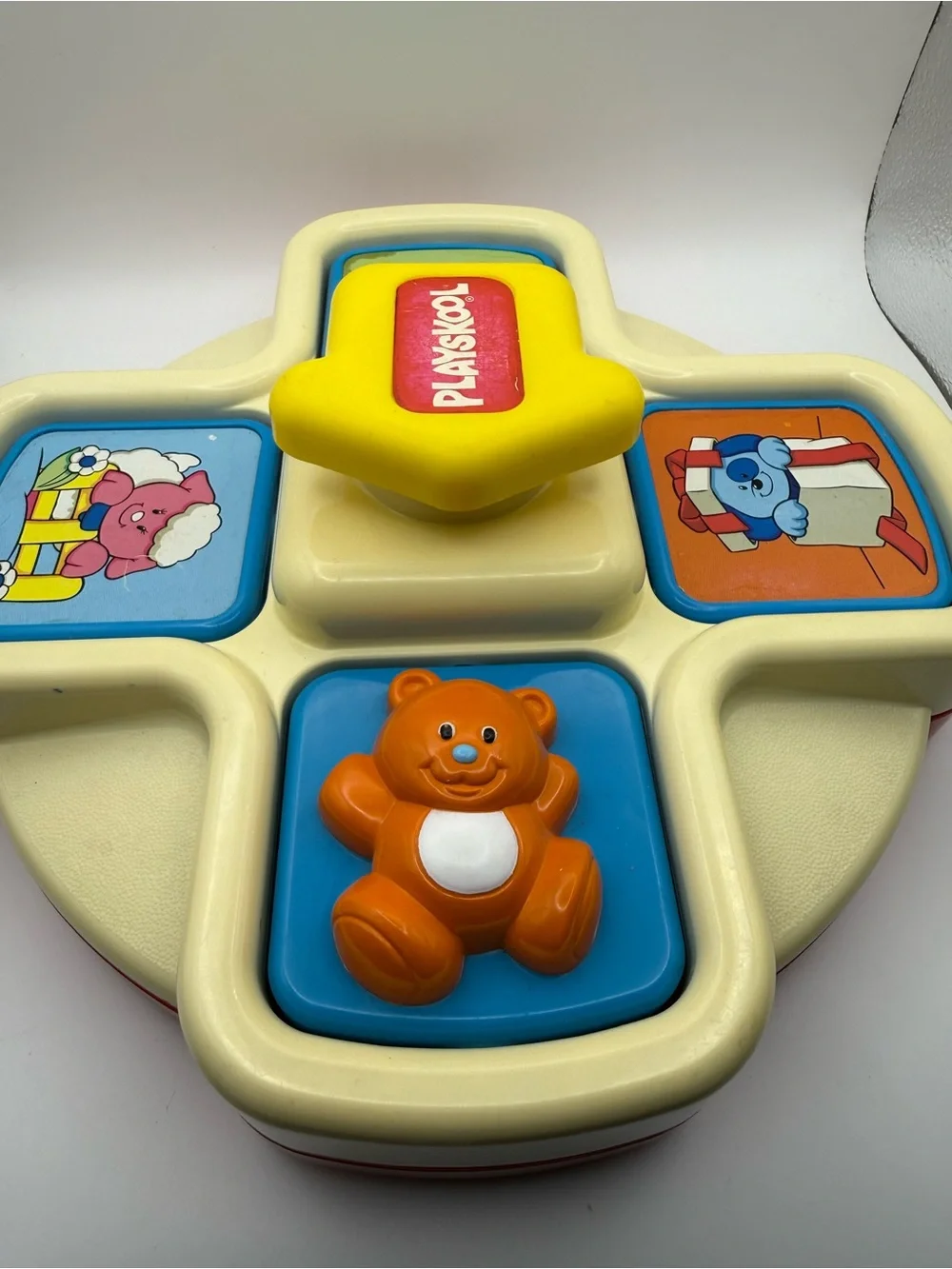 90s Vintage Playskool Peek N’ Pop Flip Toy #5127 Tested! Learning Toy Rare